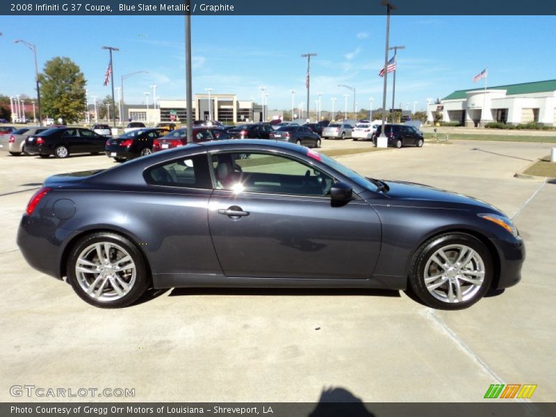Blue Slate Metallic / Graphite 2008 Infiniti G 37 Coupe