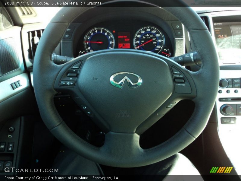 Blue Slate Metallic / Graphite 2008 Infiniti G 37 Coupe
