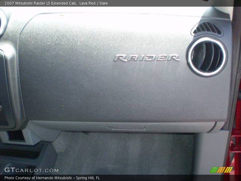 Lava Red / Slate 2007 Mitsubishi Raider LS Extended Cab