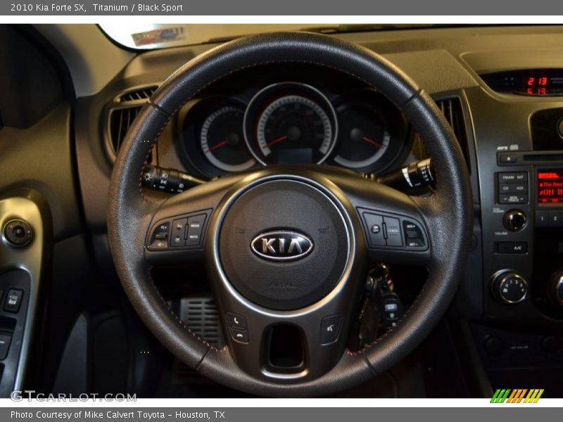 Titanium / Black Sport 2010 Kia Forte SX