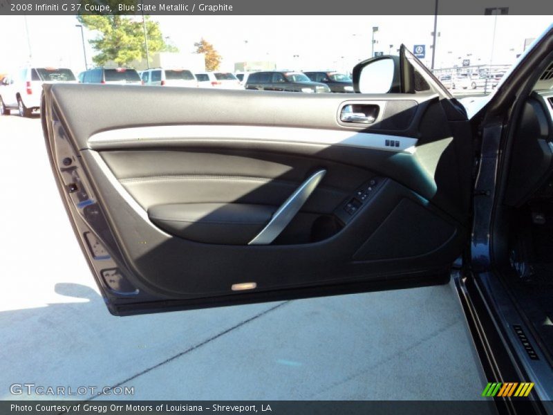 Blue Slate Metallic / Graphite 2008 Infiniti G 37 Coupe