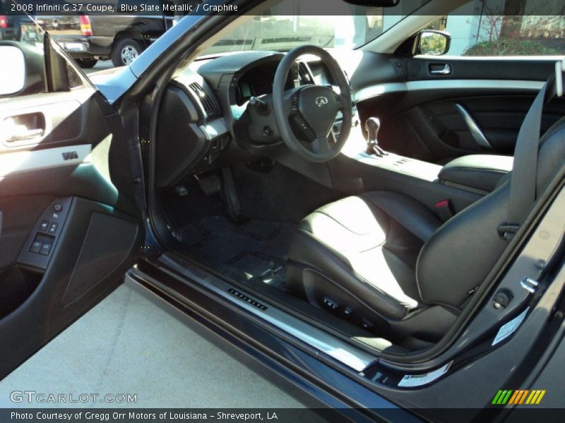 Blue Slate Metallic / Graphite 2008 Infiniti G 37 Coupe