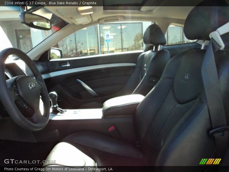 Blue Slate Metallic / Graphite 2008 Infiniti G 37 Coupe