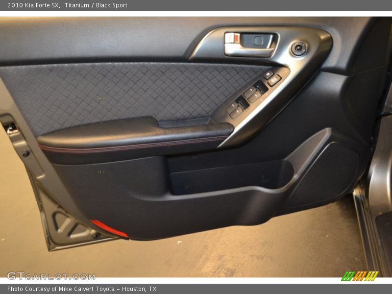 Titanium / Black Sport 2010 Kia Forte SX