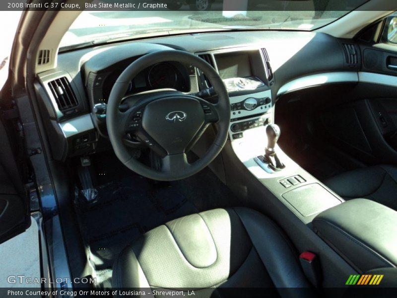 Blue Slate Metallic / Graphite 2008 Infiniti G 37 Coupe