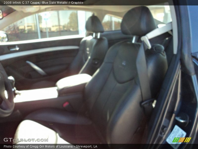 Blue Slate Metallic / Graphite 2008 Infiniti G 37 Coupe