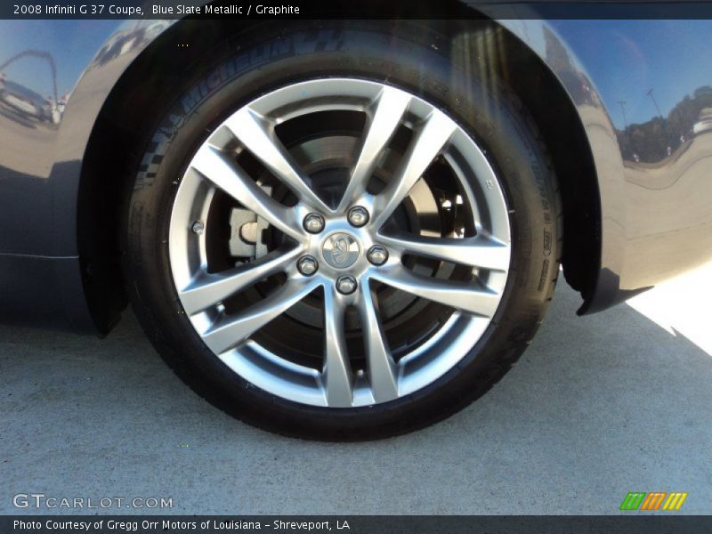 Blue Slate Metallic / Graphite 2008 Infiniti G 37 Coupe