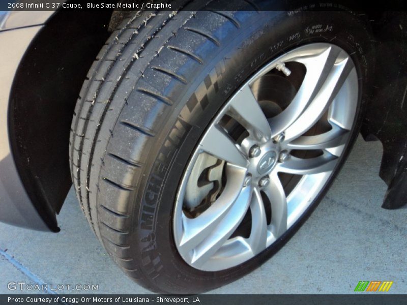 Blue Slate Metallic / Graphite 2008 Infiniti G 37 Coupe