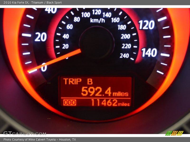 Titanium / Black Sport 2010 Kia Forte SX