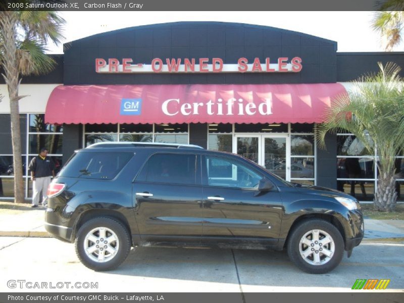 Carbon Flash / Gray 2008 Saturn Outlook XE
