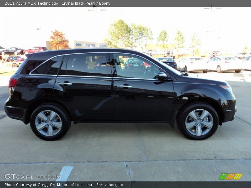 Crystal Black Pearl / Ebony 2011 Acura MDX Technology