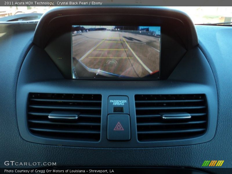 Crystal Black Pearl / Ebony 2011 Acura MDX Technology
