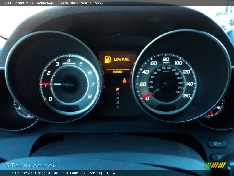  2011 MDX Technology Technology Gauges