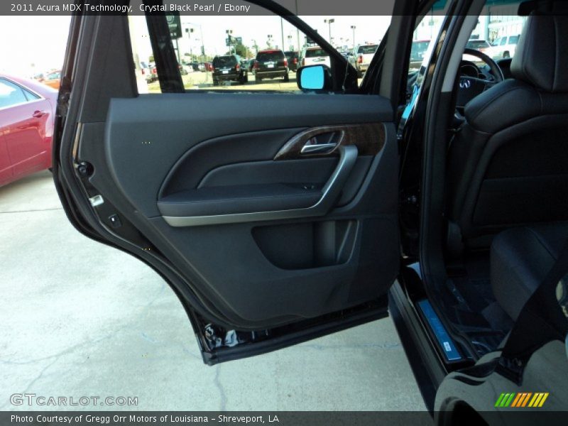 Crystal Black Pearl / Ebony 2011 Acura MDX Technology