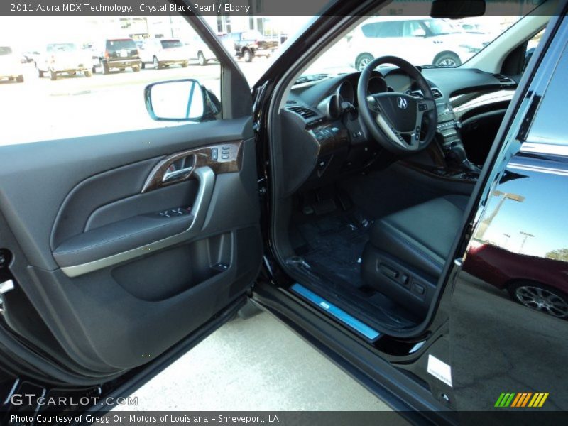 Crystal Black Pearl / Ebony 2011 Acura MDX Technology