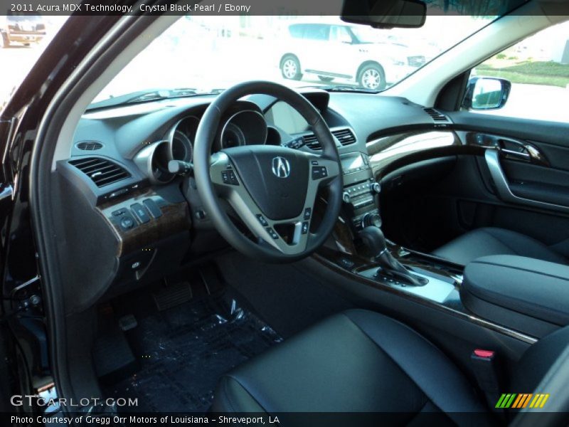  2011 MDX Technology Ebony Interior