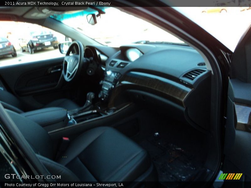 Crystal Black Pearl / Ebony 2011 Acura MDX Technology