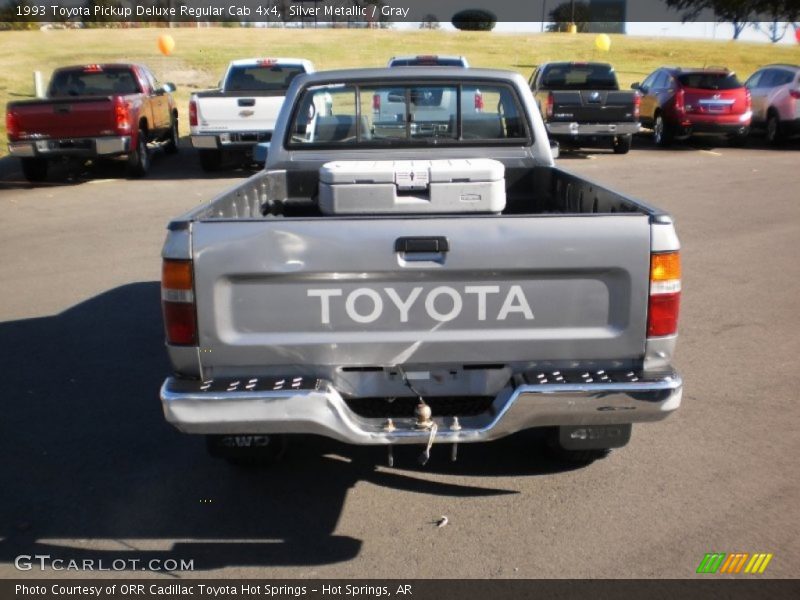 Silver Metallic / Gray 1993 Toyota Pickup Deluxe Regular Cab 4x4
