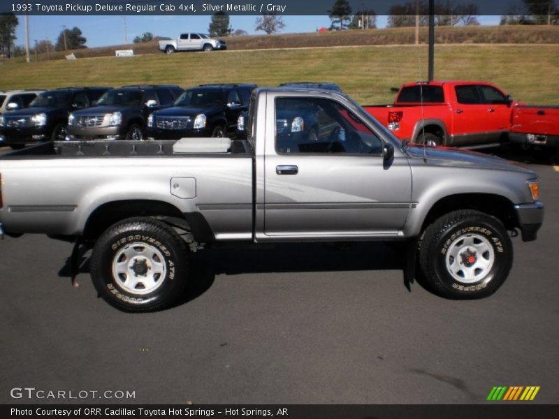 Silver Metallic / Gray 1993 Toyota Pickup Deluxe Regular Cab 4x4
