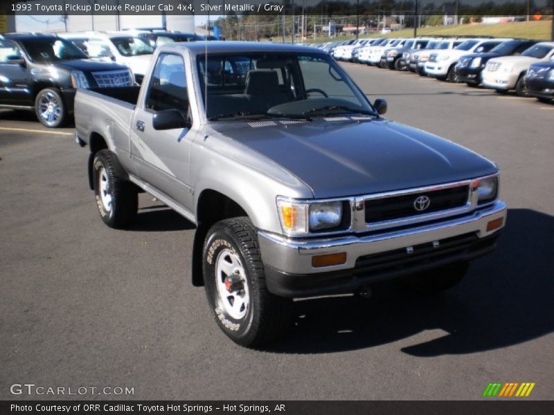 Silver Metallic / Gray 1993 Toyota Pickup Deluxe Regular Cab 4x4