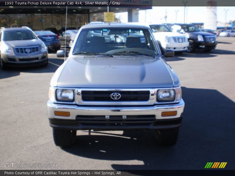 Silver Metallic / Gray 1993 Toyota Pickup Deluxe Regular Cab 4x4