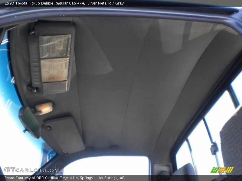 Silver Metallic / Gray 1993 Toyota Pickup Deluxe Regular Cab 4x4