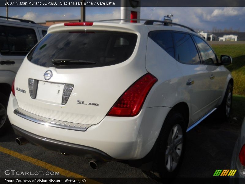 Glacier Pearl White / Cafe Latte 2007 Nissan Murano SL AWD