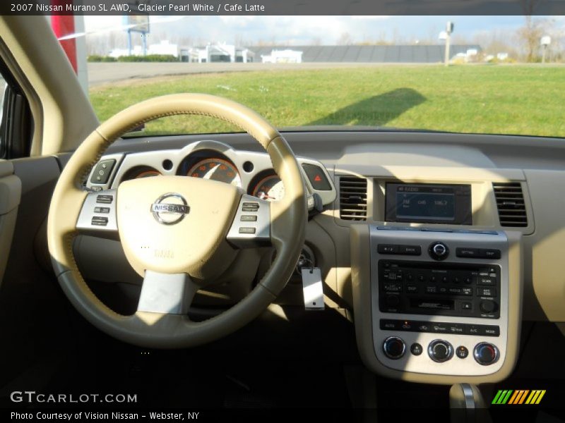 Glacier Pearl White / Cafe Latte 2007 Nissan Murano SL AWD
