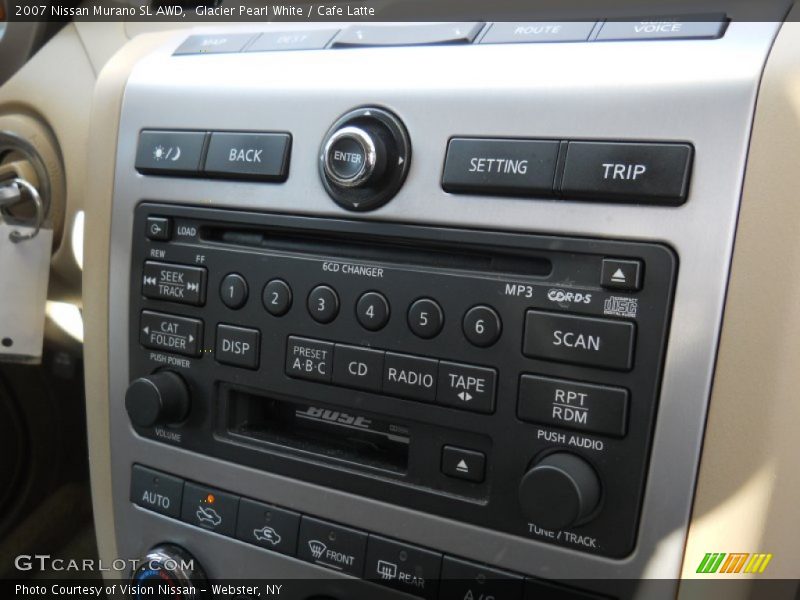 Glacier Pearl White / Cafe Latte 2007 Nissan Murano SL AWD
