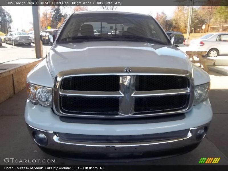 Bright White / Dark Slate Gray 2005 Dodge Ram 1500 SLT Quad Cab