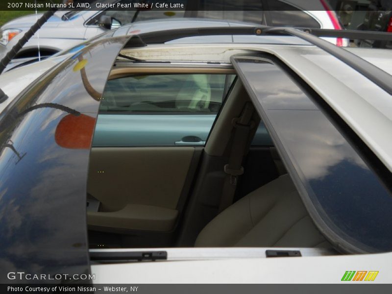 Glacier Pearl White / Cafe Latte 2007 Nissan Murano SL AWD