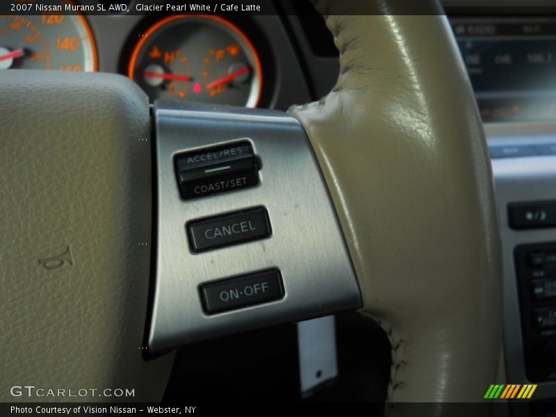 Glacier Pearl White / Cafe Latte 2007 Nissan Murano SL AWD