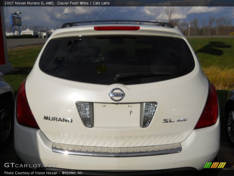 Glacier Pearl White / Cafe Latte 2007 Nissan Murano SL AWD