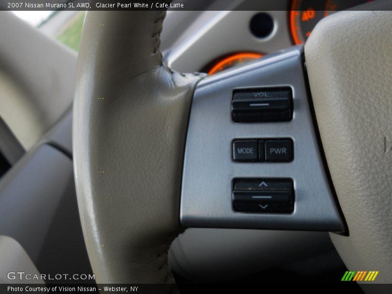 Glacier Pearl White / Cafe Latte 2007 Nissan Murano SL AWD