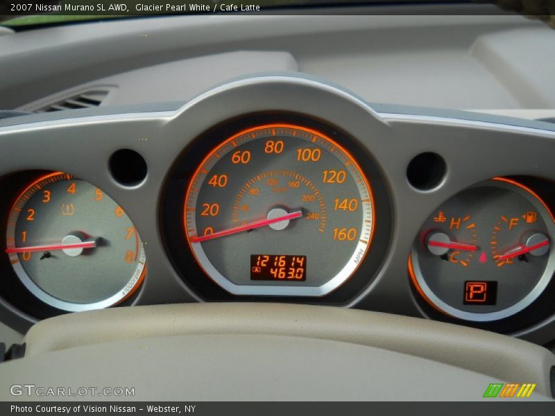 Glacier Pearl White / Cafe Latte 2007 Nissan Murano SL AWD