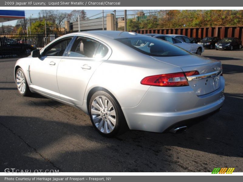 Liquid Silver Metallic / Charcoal/Charcoal 2009 Jaguar XF Luxury