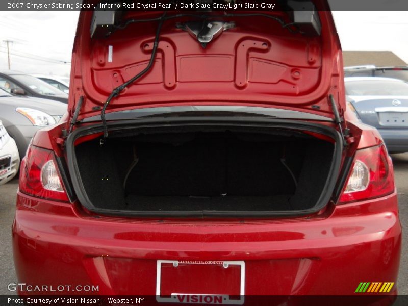 Inferno Red Crystal Pearl / Dark Slate Gray/Light Slate Gray 2007 Chrysler Sebring Sedan