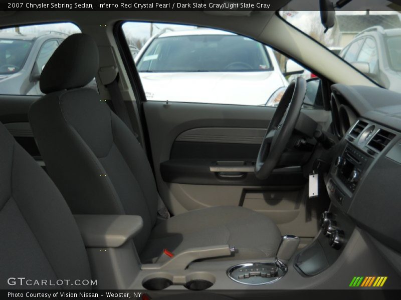 Inferno Red Crystal Pearl / Dark Slate Gray/Light Slate Gray 2007 Chrysler Sebring Sedan