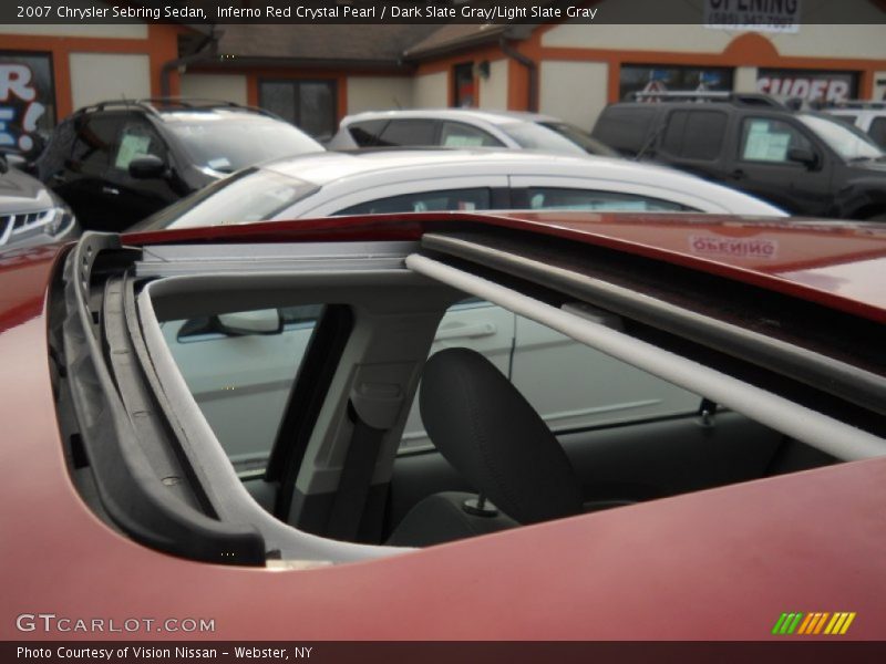 Inferno Red Crystal Pearl / Dark Slate Gray/Light Slate Gray 2007 Chrysler Sebring Sedan