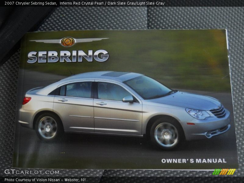 Inferno Red Crystal Pearl / Dark Slate Gray/Light Slate Gray 2007 Chrysler Sebring Sedan
