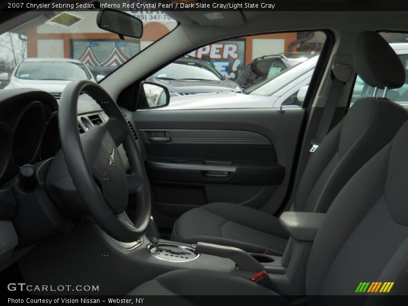 Inferno Red Crystal Pearl / Dark Slate Gray/Light Slate Gray 2007 Chrysler Sebring Sedan