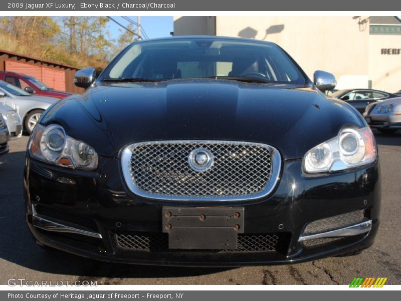 Ebony Black / Charcoal/Charcoal 2009 Jaguar XF Luxury