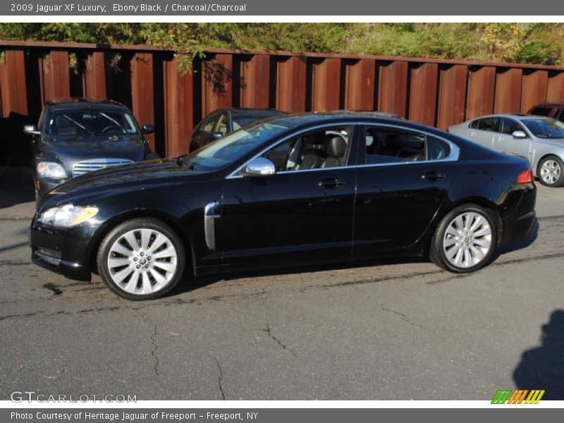 Ebony Black / Charcoal/Charcoal 2009 Jaguar XF Luxury