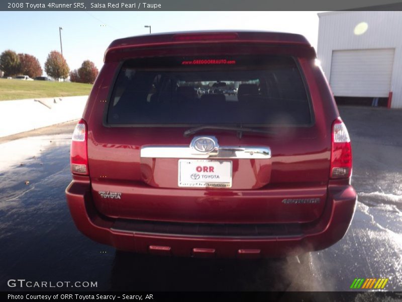 Salsa Red Pearl / Taupe 2008 Toyota 4Runner SR5