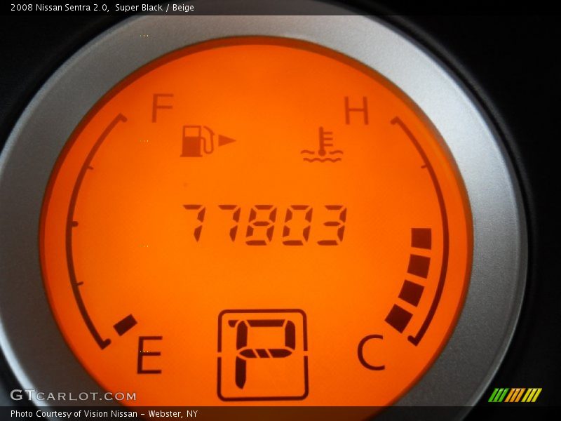 Super Black / Beige 2008 Nissan Sentra 2.0