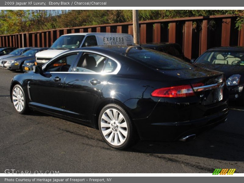 Ebony Black / Charcoal/Charcoal 2009 Jaguar XF Luxury