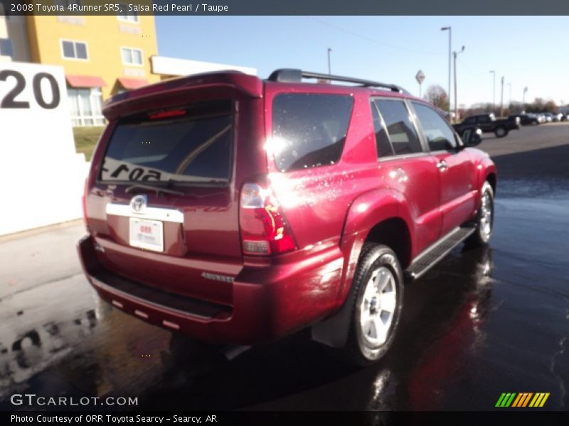 Salsa Red Pearl / Taupe 2008 Toyota 4Runner SR5