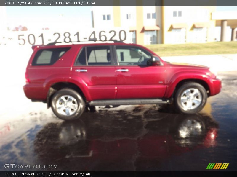 Salsa Red Pearl / Taupe 2008 Toyota 4Runner SR5