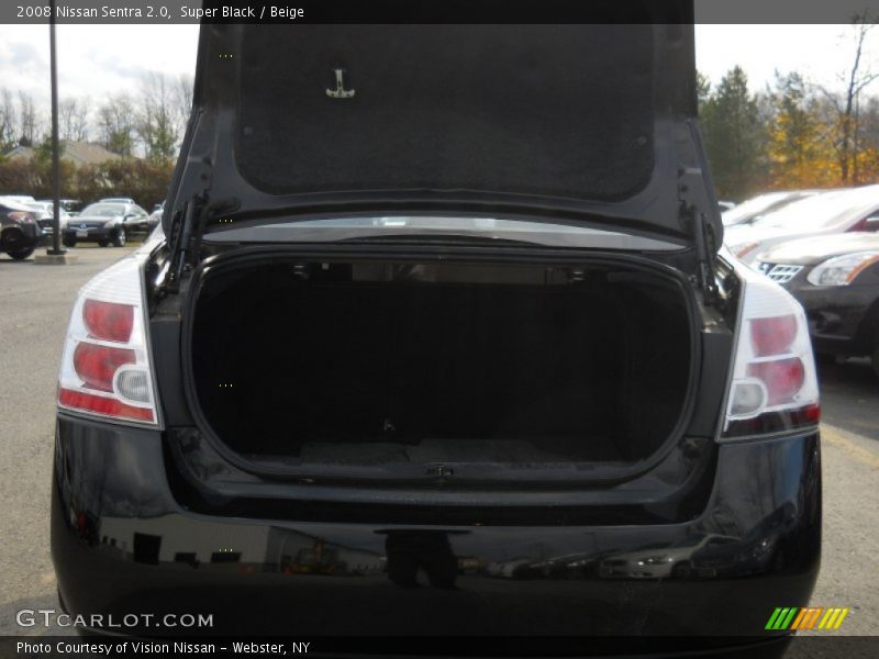 Super Black / Beige 2008 Nissan Sentra 2.0
