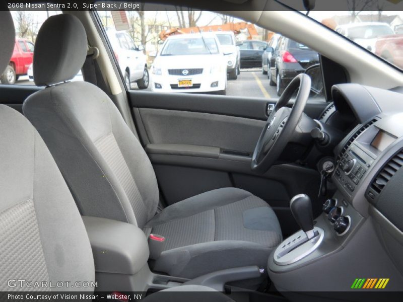 Super Black / Beige 2008 Nissan Sentra 2.0